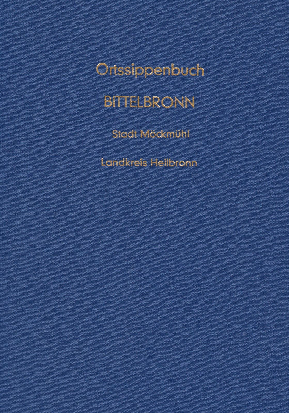 Ortssippenbuch Möckmühl 1558-1930 