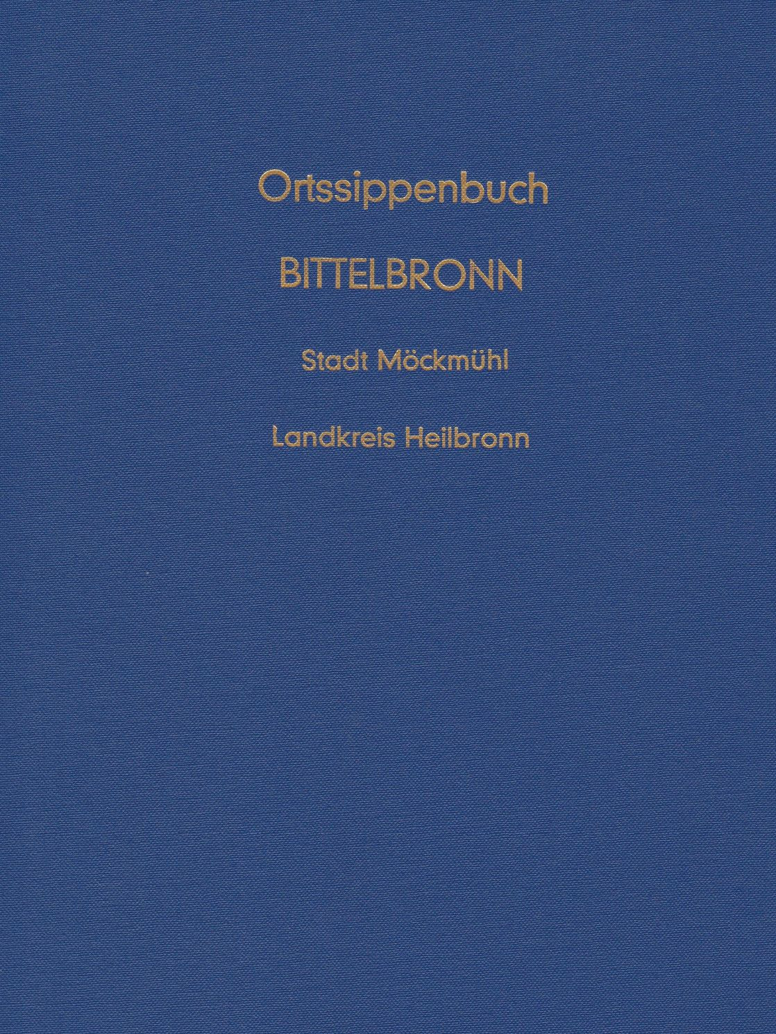 Ortssippenbuch Möckmühl 1558-1930 