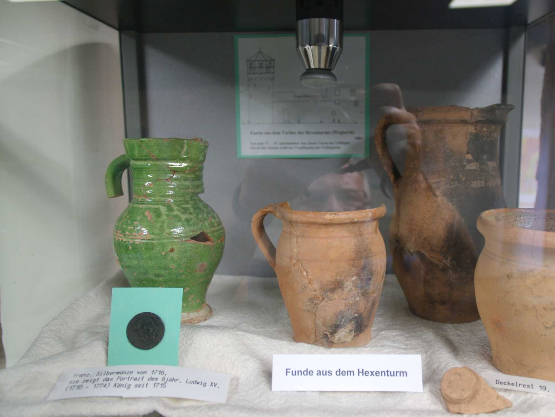 Keramik- und andere Funde